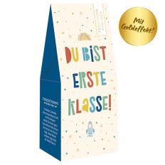Fruchtgummi Herzen DU BIST ERSTE KLASSE!