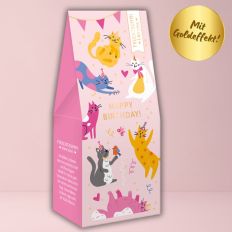 Fruchtgummi Herzen Happy Birthday (Katzenedition)