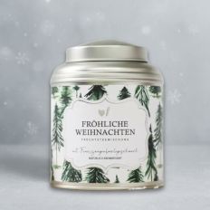 Früchteteemischung in schöner Blechdose „Fröhliche Weihnachten“