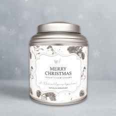 Früchteteemischung in schöner Blechdose „Merry Christmas“