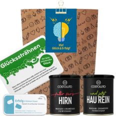 Geschenktüte „Viel Glück & Erfolg“ – Geschenk zur Prüfung oder zum Jobstart (Set 11)