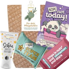 Geschenktüte Weihnachten – Weihnachtsgeschenk für Pflegekräfte / Pflegeheld:in (Set 5)