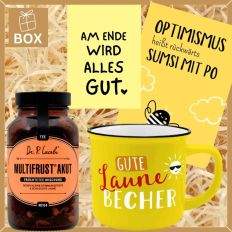 Geschenkbox zur Aufmunterung „Am Ende wird alles gut!“ (Set 1)