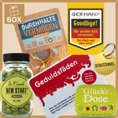 Geschenkbox für Auswanderer GOODBYE! # 1