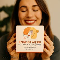 Kärtchenbox - liebevolle Botschaften Keine ist wie Du