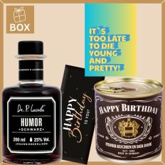 Geschenkbox IT`S TOO LATE # 1