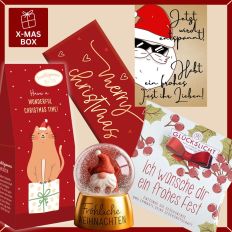 Geschenkbox Weihnachten „Frohes Fest ihr Lieben“ (Set 1)