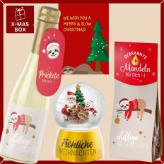 Geschenkbox „Slow Christmas“ – Lustiges Weihnachtsgeschenk in der Box (Set 2)