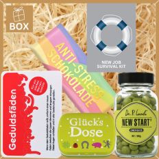 Onboarding Box – Geschenk zum neuen Job „Survival Kit“ (Set 1)