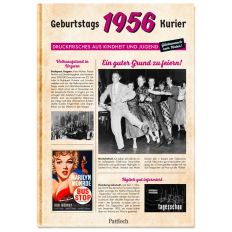 Geschenkbuch zum 70. Geburtstag „Geburtstagskurier 1956“