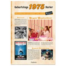 Geschenkbuch Geburtstagskurier 1975