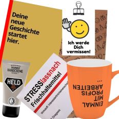 Geschenktüte Abschiedsgeschenk „Ich werde dich vermissen!“ (Set 9)