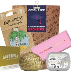 Geschenktüte Abschlussgeschenk „Glückwunsch zum Bachelor“ (Set 11)