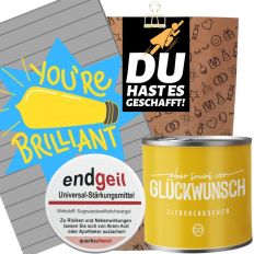 Geschenktüte bestandene Prüfung „Du hast es geschafft!“ (Set 4)