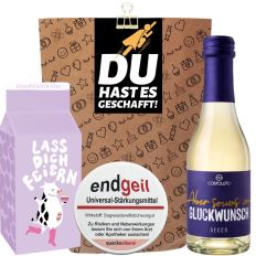 Geschenktüte bestandene Prüfung „Du hast es geschafft!“ (Set 6)