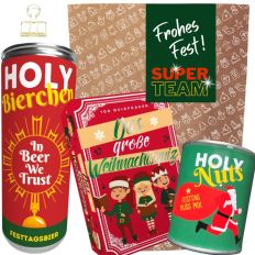 Geschenktüte FROHES FEST SUPER TEAM # 2