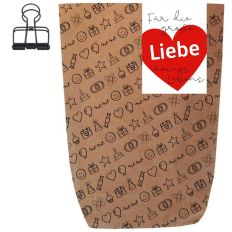 Geschenktüte FÜR DIE GROSSE LIEBE - zum Befüllen