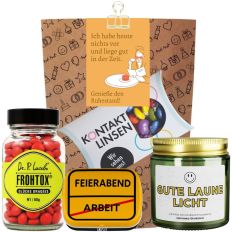 Geschenktüte Ruhestandsgeschenk „Genieße den Ruhestand!“ (Set 5)