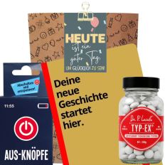 Geschenktüte „Heute ist ein guter Tag, um glücklich zu sein!“ (Set 10)