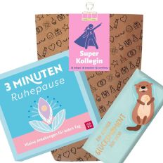 Geschenktüte für Kollegin – Geschenkset „Super Kollegin“ (Set 11)