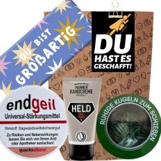 Geschenktüte bestandene Prüfung „Du hast es geschafft!“ (Set 4)