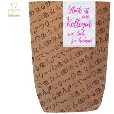 Geschenktüte GLÜCK IST - KOLLEGIN - zum Befüllen