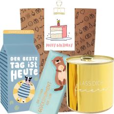 Geschenktüte „Happy Birthday!“  (Set 8 – Geburtstagskuchen)