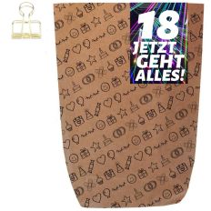 Geschenktüte 18 JETZT GEHT ALLES! - zum Befüllen