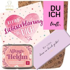 Geschenktüte DU ICH LÄUFT - rosa # 1