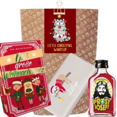 Geschenktüte „Christmas Warm Up“ – Lustiges Wichtelgeschenk (Set 3)