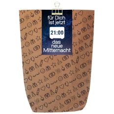 Geschenktüte 21:00 DAS NEUE MITTERNACHT - zum Befüllen