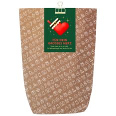 Geschenktüte Für dein großes Herz - zum Befüllen