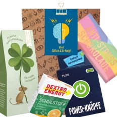 Geschenktüte „Viel Glück & Erfolg“ – Geschenk zur Prüfung oder zum Jobstart (Set 7)