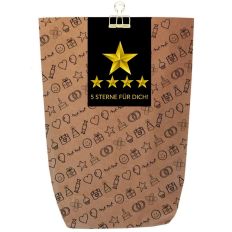Geschenktüte 5 STERNE FÜR DICH! - zum Befüllen