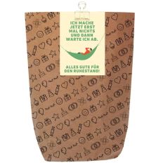 Geschenktüte Ruhestandsgeschenk „Alles Gute für den Ruhestand!“ – zum Befüllen