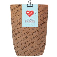 Geschenktüte FÜR DEN BESTEN PFLEGER - zum Befüllen