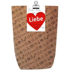 Geschenktüte FÜR DIE GROSSE LIEBE - zum Befüllen