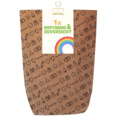 Geschenktüte 1 x HOFFNUNG UND ZUVERSICHT - zum Befüllen