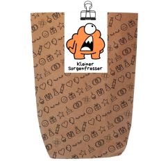 Geschenktüte KLEINER SORGENFRESSER - zum Befüllen