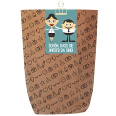 Geschenktüte „Schön, dass Sie wieder da sind!“ – zum Befüllen