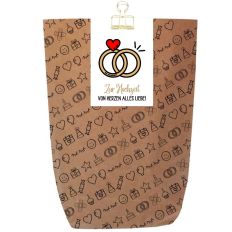 Geschenktüte ZUR HOCHZEIT - zum Befüllen