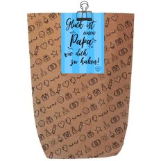 Geschenktüte GLÜCK IST - PAPA - zum Befüllen