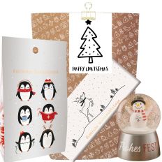 Geschenktüte Weihnachten „Happy Christmas“ (Set 6)
