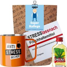 Geschenktüte lustiges Kollegengeschenk „Super Kollege“ (Set 5)