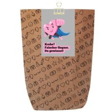 Geschenktüte Krebs? Falscher Gegner. Du gewinnst! - zum Befüllen