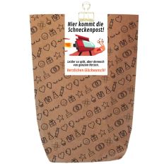 Geschenktüte SCHNECKENPOST NACHTRÄGLICHE GLÜCKWÜNSCHE - zum Befüllen