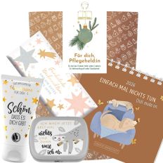 Geschenktüte Weihnachten – Weihnachtsgeschenk für Pflegekräfte / Pflegeheld:in (Set 6)