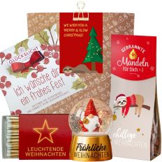 Geschenktüte „Slow Christmas“ – Lustiges Weihnachtsgeschenk (Set 6)
