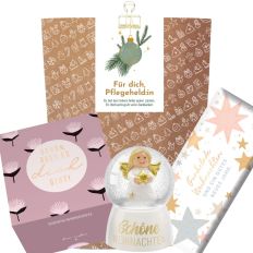 Geschenktüte Weihnachten – Weihnachtsgeschenk für Pflegekräfte / Pflegeheld:in (Set 3)