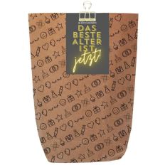 Geschenktüte DAS BESTE ALTER IST JETZT! - zum Befüllen